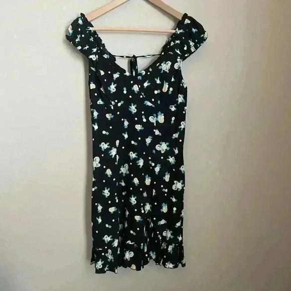 Free People Like a Lady Print Mini Dress Size XS - Picture 2 of 12